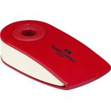 gum Faber-Castell SLEEVE rood/blauw assorti