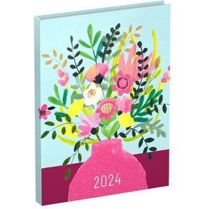 Agenda 2024 Lannoo Paper Salad bloemen 7dagen/2pagina's 110x150