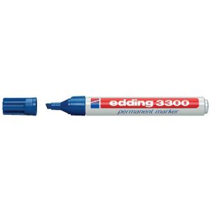 Viltstift edding 3300 schuin 1-5mm blauw [10x]