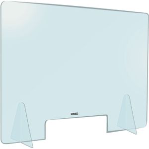 Plexiglas baliescherm H80xB100 cm