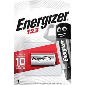 Energizer batterij Photo Lithium 123, op blister