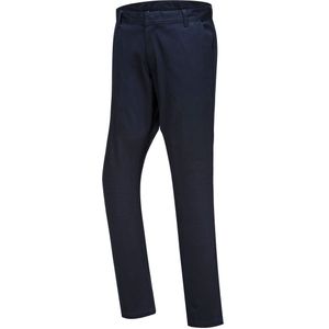 Stretch Slim Fit Chino Broek maat 46, DrkNav