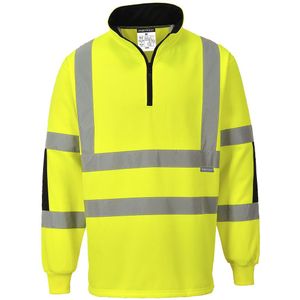 Portwest - B308 Rugby Xenon - Werkshirt - Geel - Hoge Zichtbaarheid - Groot