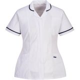 Stretch tuniek voor dames maat L, White