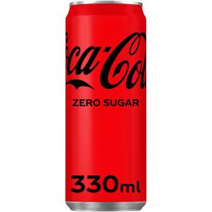 Frisdrank Coca Cola zero blik 330ml [24x]