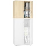 Opzetdraaideurkast MULTI M pro esdoorndecor 800 750 mm (2 OH)