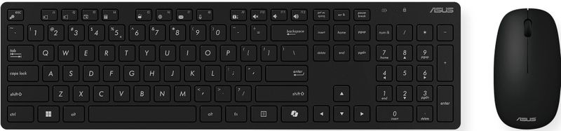 ASUS W5000 - Draadloos Toetsenbord en Muis Set - Zwart - Amerikaanse Internationale Indeling (QWERTY)