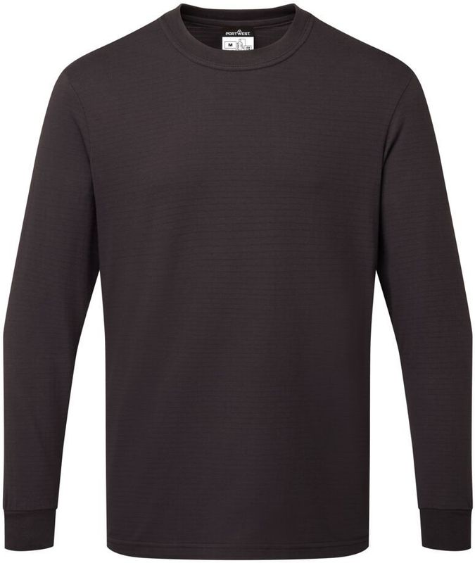 Anti-statisch ESD T-Shirt Lange Mouw maat 4XL, Navy