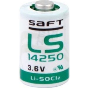 LITHIUM 3.6V/1200MAH SAFT 1/2AA