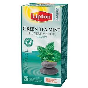 Lipton thee, Green Tea Mint, pak van 25 zakjes