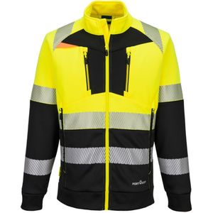 DX4 Hi-Vis klasse 1 Sweatshirt met rits maat 4XL, Yellow/Black