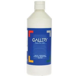 Gallery plakkaatverf, flacon van 500 ml, wit