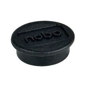 Magneet Nobo 24mm 600gr zwart 10stuks