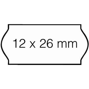 Prijsetiket 12x26mm Sato Samark permanent wit [36x]