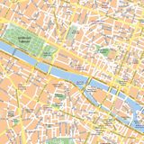Landkaart bord Softline profiel 8mm, Parijs