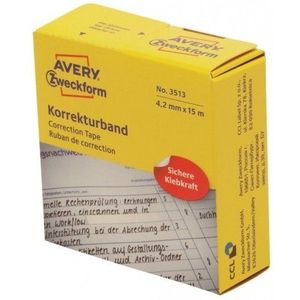 Avery Correctietape 4,2 x 15.000 mm 3513