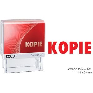 Woordstempel Colop Printer 20 kopie rood