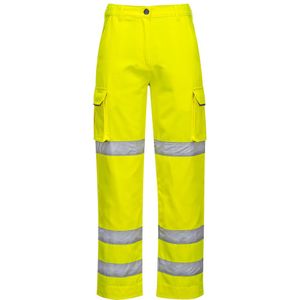 Dames Hi-Vis Broek maat XL, Yellow