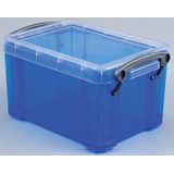 Really Useful boxes transparante opbergdoos 1,6 l blauw