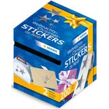 Herma 15134 Kerststicker, sterren, 200 stickers op rol, zilverfolie