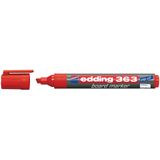 Viltstift edding 363 whiteboard schuin 1-5mm rood [10x]
