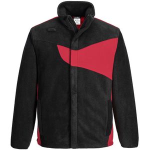 PW2 Fleece maat XXL, Black/Red