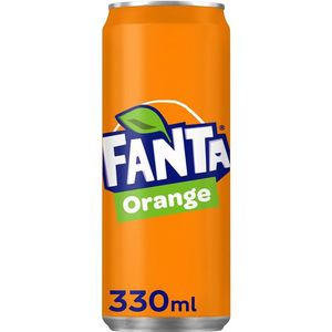 Frisdrank Fanta orange blik 330ml [24x]
