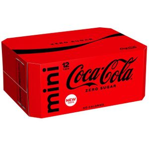 Frisdrank Coca Cola zero blik 150ml [12x]