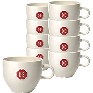 Kopje Douwe Egberts Cappuccino 180ml Wit