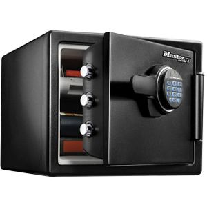 Kluis MasterLock brandvrij en waterdicht electronisch combi-slot L zwart ZA35