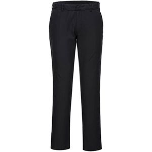 Dames stretch chino maat 36, Black