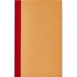 Kasboek 135x83mm 72blz 1 kolom oranje