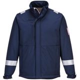 Modaflame Softshell jas maat L, Navy
