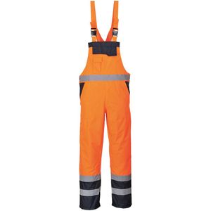 Twee kleuren Amerikaanse overall - Gevoerd maat Small, Orange