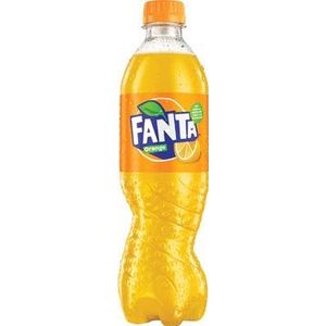 Fanta Orange frisdrank, fles van 50 cl, pak van 24 stuks