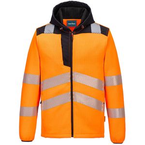 Hi-Vis Technical Fleece maat L, Orange/Black