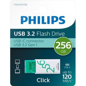 USB Stick Philips Click USB-C 256GB Spring Green