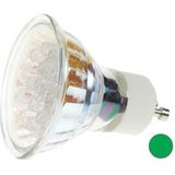 GROENE GU10 LED LAMP - 240VAC