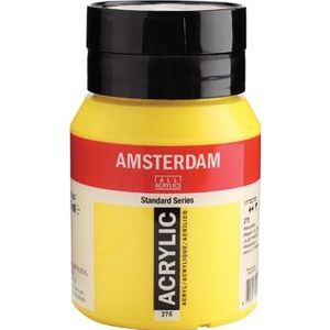 Amsterdam acrylinkt, flesje van 500 ml, primairgeel
