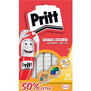 Dubbelzijdige kleefpads Buddies Pritt poster 65stuks + 50% [24x]