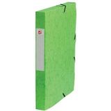 Pergamy elastobox, rug van 4 cm, groen
