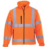 Portwest - Hi-Vis Softshell Jack - Oranje - 3L
