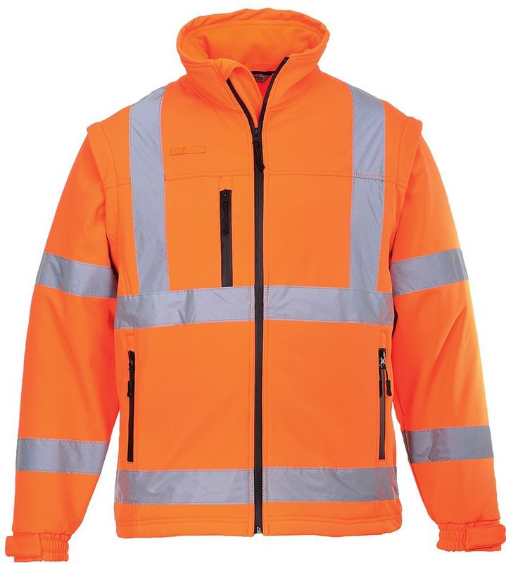Portwest - Hi-Vis Softshell Jack - Oranje - 3L