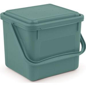 Rotho - groenafvalemmer - compostbak - 5 l bio - groen