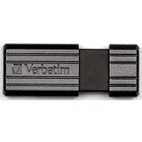 Verbatim PinStripe USB 2.0 stick, 8 GB, zwart