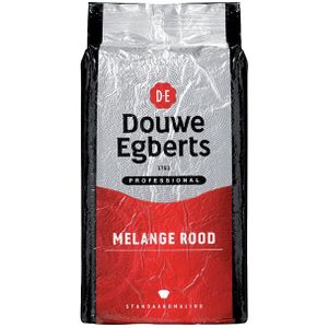 Koffie Douwe Egberts standaardmaling Melange Rood 1kg