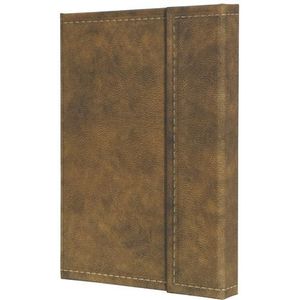 notitieboek Conceptum 194blz hard Vintage Brown 207x280mm geruit