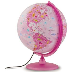 Globe imaginary 30 cm met verlichting