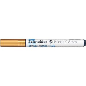 Metallic marker Schneider Paint-it 010 0.8mm goud metallic [5x]