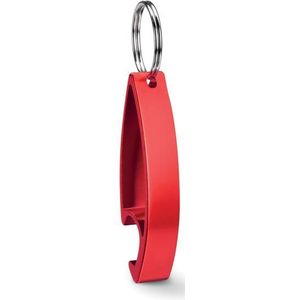 Aluminium sleutelhanger Colour twices, rood